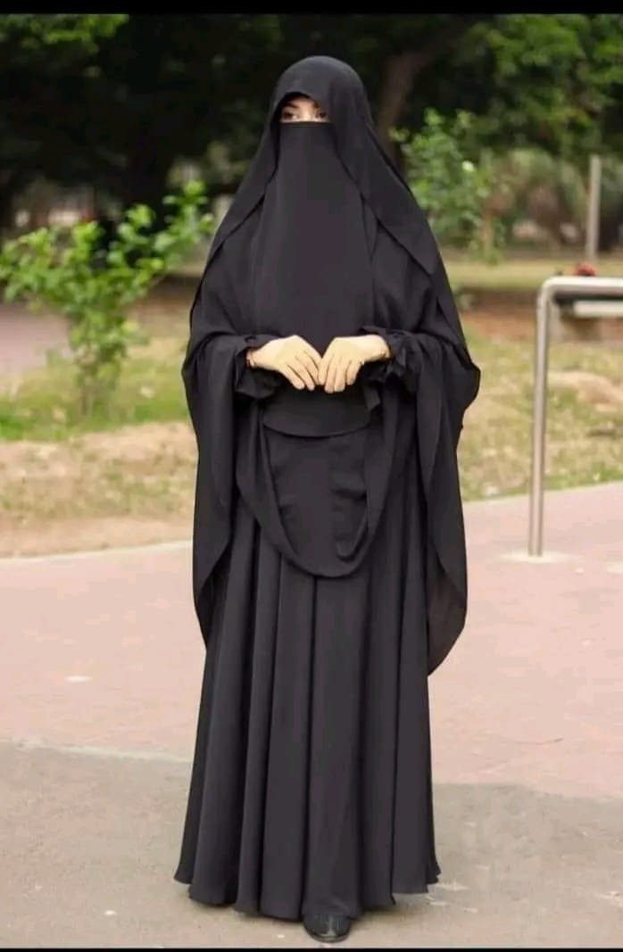 Dubai Cherry Irani Party Abaya with Full Coverage Niqab Dubai Cherry Irani Party Abaya with Full Coverage Niqab