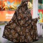 Floral Leopard Print Khimar & Jilbab - khimar price in bd