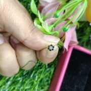 Traditional Gold Seven Stone Mossanite Nose Pin -7 Mm (With gift box) - Image 2