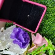 Traditional Gold Seven Stone Mossanite Nose Pin -7 Mm (With gift box) - Image 4