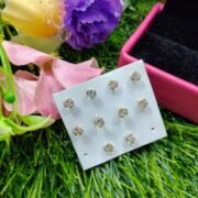 tiny crystal Chowtuskoni Nose pin For Women | SKU 3373 - Image 2