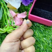 9-Stone Floral Nose Pin (With gift box) | SKU 9587 - Image 2